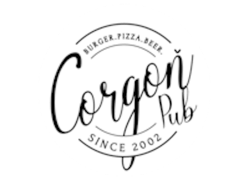 Logo Corgoň Pub – burger reštaurácia v meste Levice