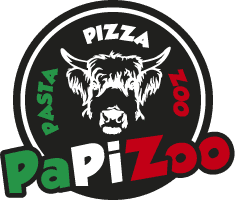 Logo Papizoo – burger reštaurácia v meste Domaňovce