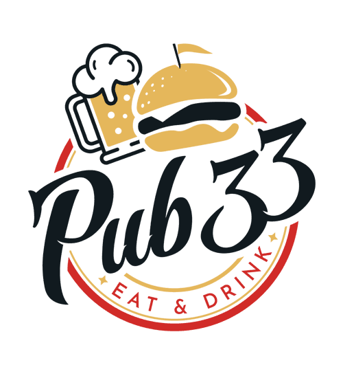 Logo PUB 33 – burger reštaurácia v meste Dubnica nad Váhom