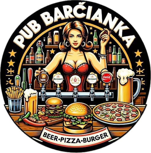 Logo Barčianka (Pizza Barca) – burger reštaurácia v meste Košice
