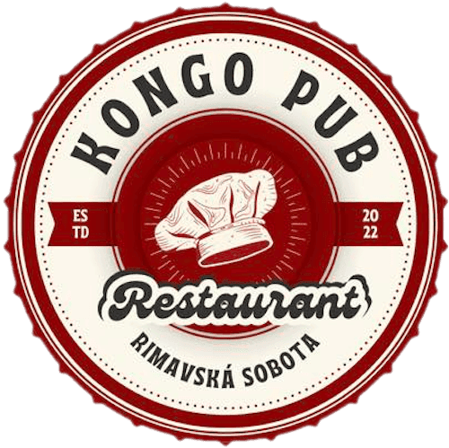 Logo Kongo Pub Restaurant – burger reštaurácia v meste Sobôtka, Rimavská Sobota