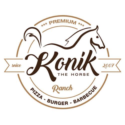 Logo Pizzeria burger & grill bar Ranč Koník – burger reštaurácia v meste Strečno