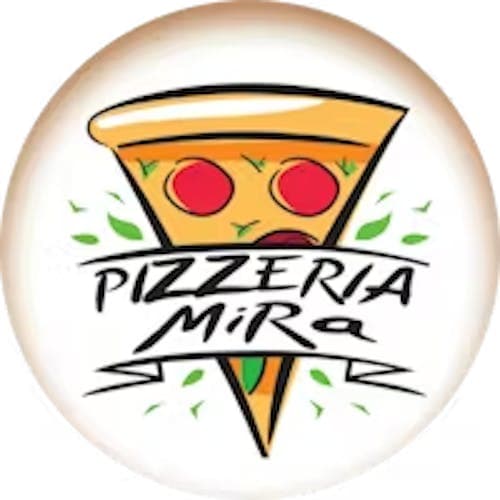 Logo Pizzeria MiRa – burger reštaurácia v meste Veľká Čausa