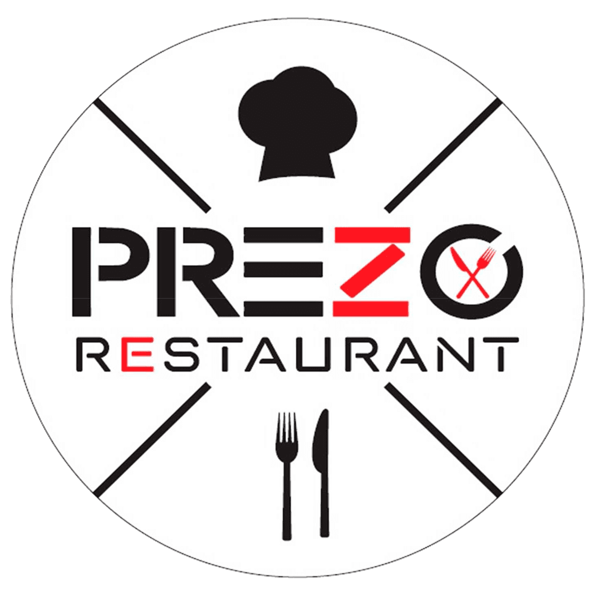 Logo PREZO Restaurant – burger reštaurácia v meste Poprad